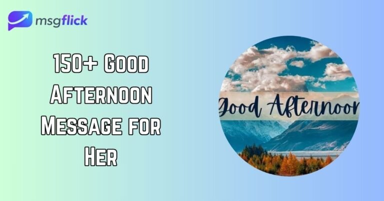 Good Afternoon Message for Her