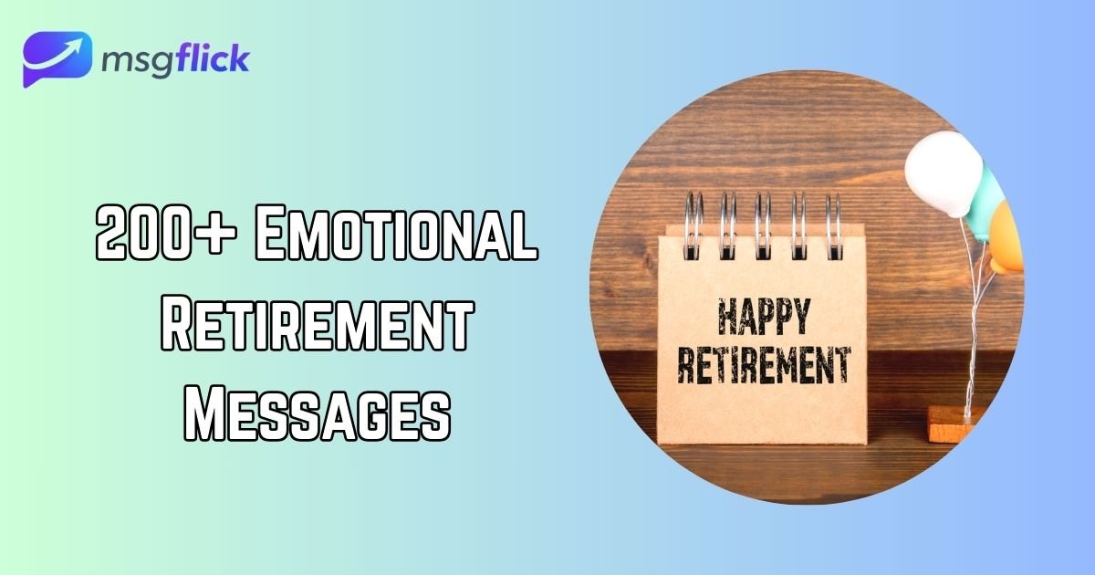 Emotional Retirement Messages
