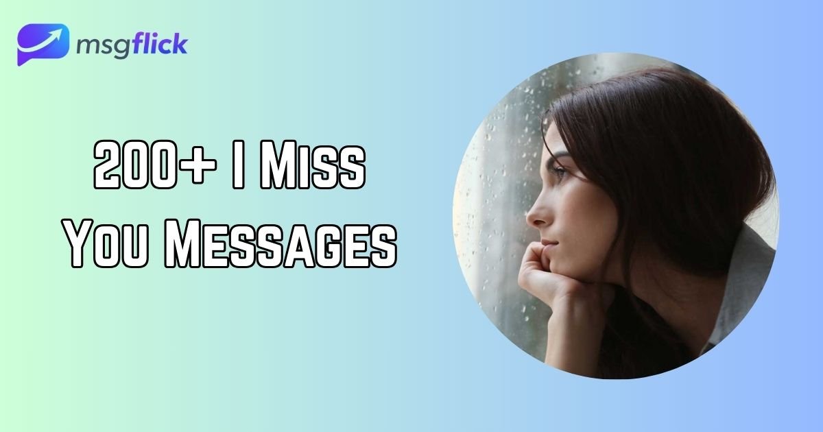 I Miss You Messages