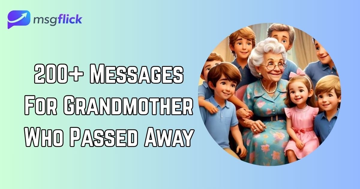 Messages For Grandmother Who Passed Away
