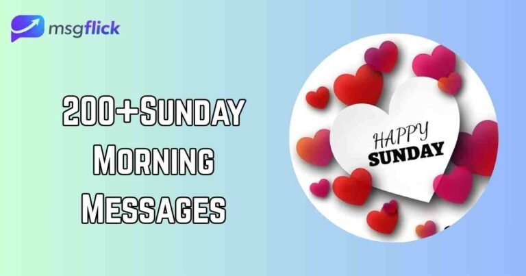 Sunday Morning Messages