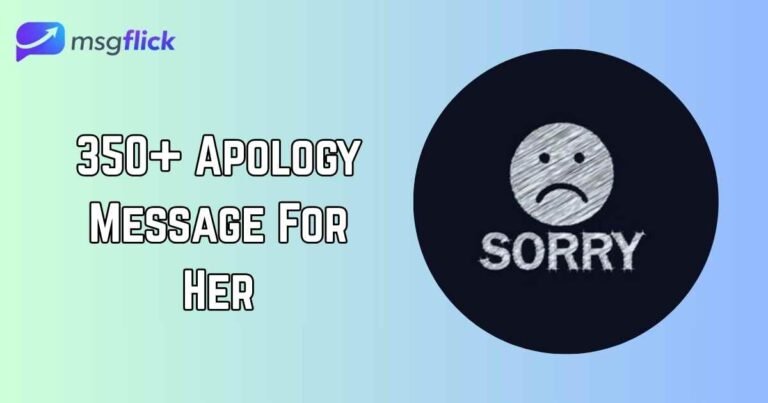 Apology Message For Her