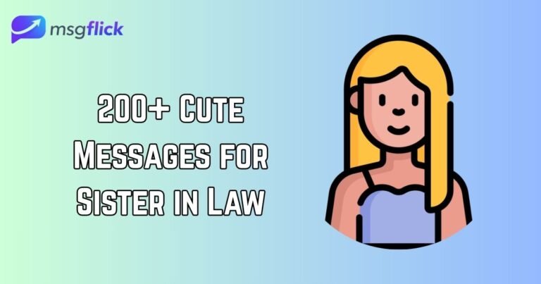 Cute Messages for Sister in Law