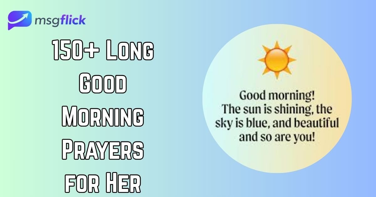 Long Good Morning Prayers for Her