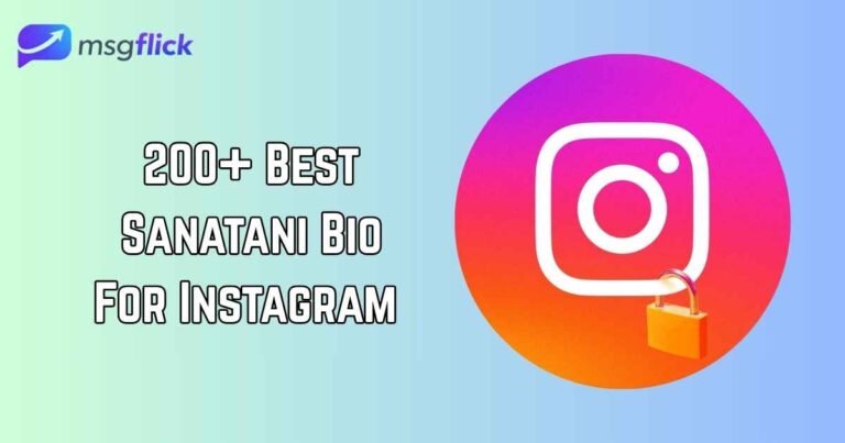 Sanatani Bio For Instagram